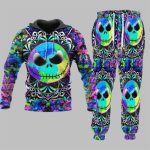 2025 Halloween Mandala Jack Skellington Combo Hoodie Sweatpants