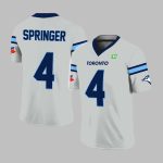 2025 Jays George Springer Football Jersey Giveaway