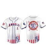 2025 LA Angels 4th Of July Independence Day Jersey