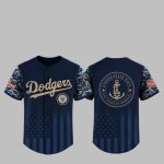 2025 LA Dodgers US Navy Appreciation Night Jersey