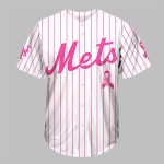 2025 NY Mets Cancer Awareness Night Baseball Jersey
