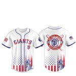 2025 SF Giants 4th Of July Independence Day Jersey