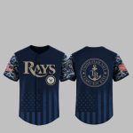 2025 TB Rays US Navy Appreciation Night Jersey