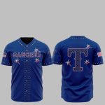 2025 Texas Rangers Happy Independence Day Baseball Jersey