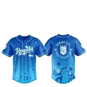 2025 KC Royals Happy Father Day Baseball Jersey Combo