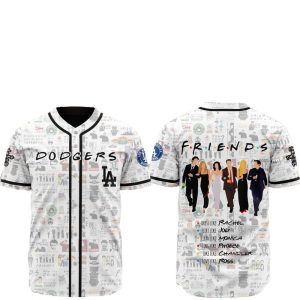2025 Los Angeles Dodgers Friends Baseball Jersey