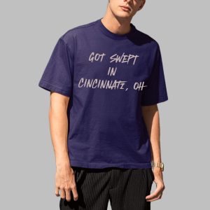 Reds Got Swept In Cincinnati Oh Shirt 0