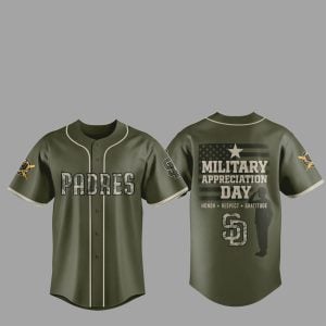 2025 SD Padres Military Appreciation Day Jersey