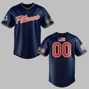 Pelicans 2025 Military Appreciation Night Jersey 0