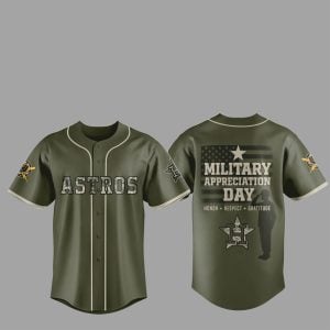 2025 Houston Astros Military Appreciation Day Jersey