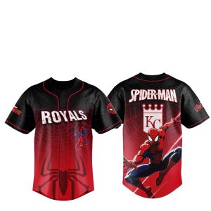 2025 KC Royals Spider Man Night Baseball Jersey