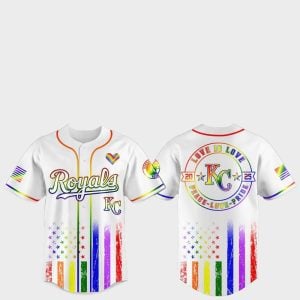Kansas City Royals Pride Month Love Is Love 2025 Jersey