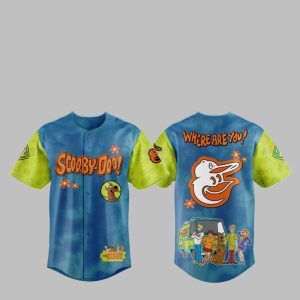 2025 Orioles Scooby Doo Baseball Jersey 1 1
