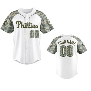 2025 Phillies Salute to Service Night Baseball Jersey 1