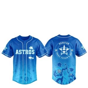 2025 Houston Astros Happy Father Day Baseball Jersey Combo
