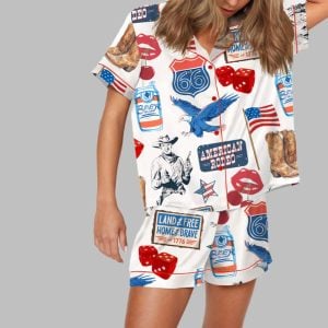 Independence Day Western Pajama Set 1