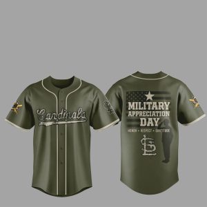 2025 St. Louis Cardinals Military Appreciation Day Jersey