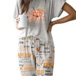 Aperol Spritz Casual Pajama Set For Women