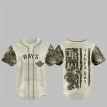 Bay Rays 2025 Armed Forces Day Night Jersey