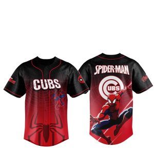2025 Chicago Cubs Spider Man Night Baseball Jersey