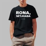 Carl Niehaus Wearing Rona Setjhaba Shirt