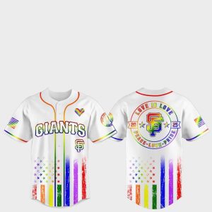 San Francisco Giants Pride Month Love Is Love 2025 Jersey