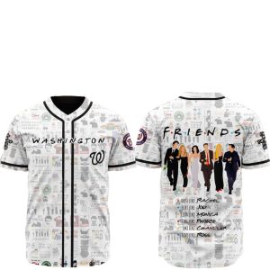 2025 Washington Nationals Friends Baseball Jersey