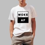 David Wearing Woke Af Shirt