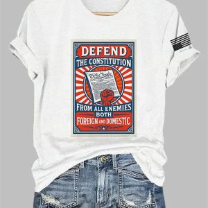 Defend The Constitution From All Enemies Both Foreign And Domestic Shirt 1