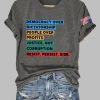 Democracy Over Dictatorship People Over Profits Justice Not Corruption Resist Persist Rise Print T Shirt 3