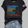 Democracy Over Dictatorship People Over Profits Justice Not Corruption Resist Persist Rise Print T Shirt 5