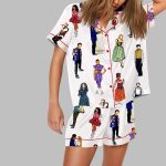 Demon Barber And Juliet Inspired The Musical Inspired Tour Print Pajama Set