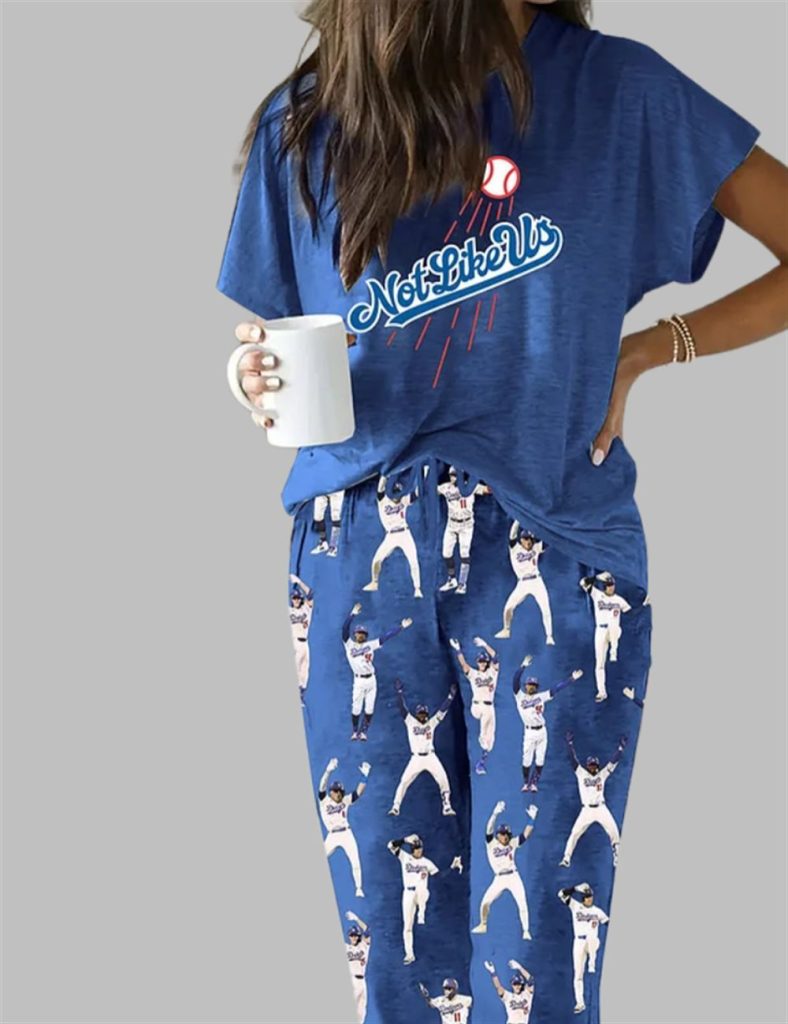 LA Dodgers Baseball Casual Pajama Set 6 Dodgers Baseball Casual Pajama Set 1