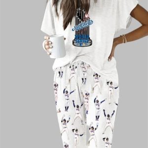 Dodgers Baseball Not Like Us Casual Pajama Set 1