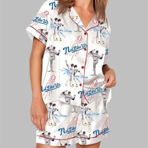 Dodgers Baseball Not Like Us Pajama Set 1
