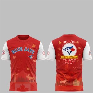 1 Toronto Blue Jays Happy Canada Day Shirt 2025