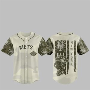 NY Mets 2025 Armed Forces Day Night Jersey 1