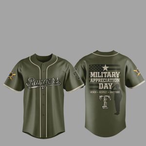 2025 Texas Rangers Military Appreciation Day Jersey