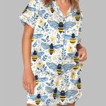 Flowers And Bees Pajama Set