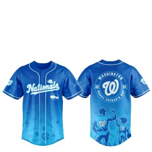 2025 Washington Nationals Happy Father Day Baseball Jersey Combo