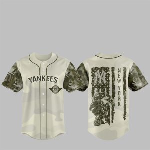 NY Yankees 2025 Armed Forces Day Night Jersey 1