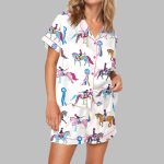 Horse Girls Pajama Set For Women