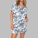 Horse Toile Pajama Set