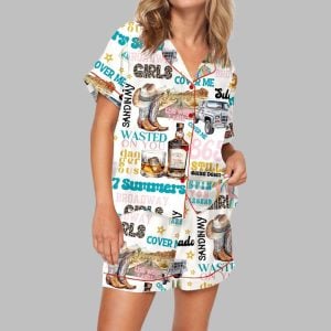 Country Music Pajama Set For Women 1