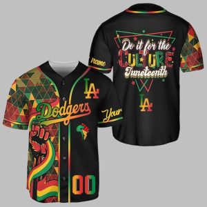 2025 LA Dodgers Juneteenth Day Jersey 1 1