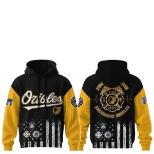 Baltimore Orioles First Responders 2025 Hoodie