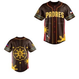 2025 SD Padres Filipino Heritage Night Baseball Jersey