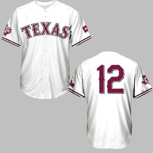2025 Rangers Texas AM University Night Jersey Giveaway 0