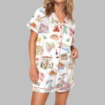 Italy Watercolour Travel Pajama Set