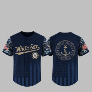 2025 White Sox US Navy Appreciation Night Jersey 1 1